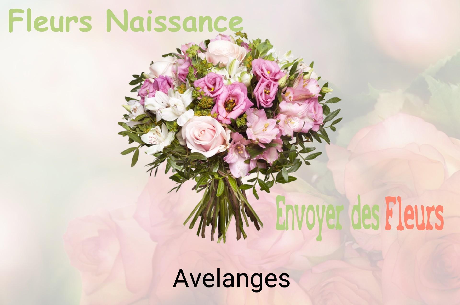 Bouquet de fleurs de naissance livré à Avelanges